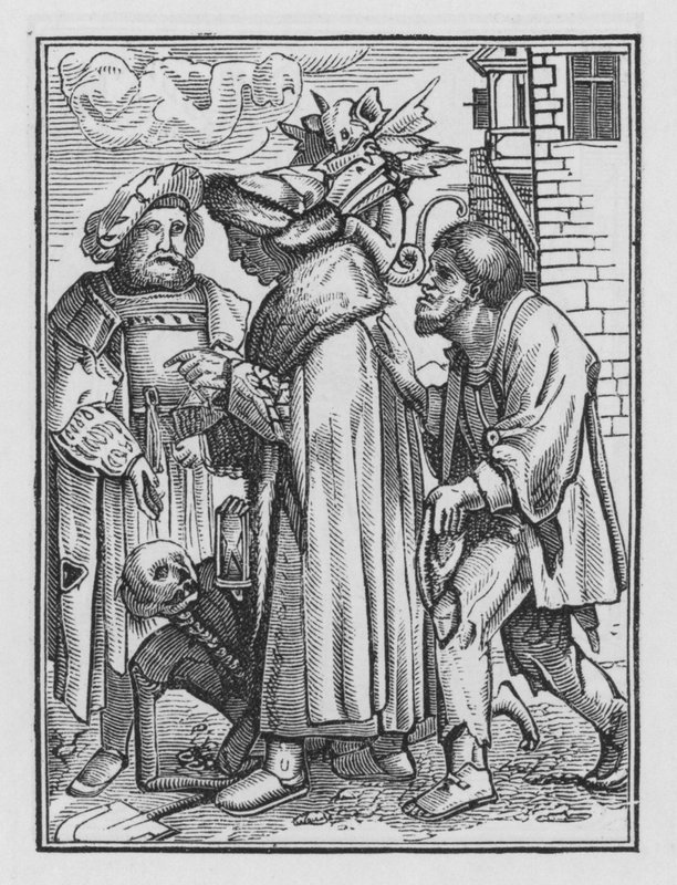 Holbeins Dödsdans: Magistraten av Hans after Holbein the Younger