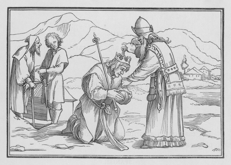 Samuel Anointeth Saul, 1 Samuel X, 1 av Hans after Holbein the Younger