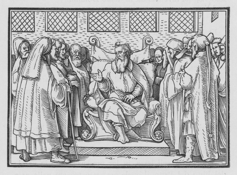 The Genealogy from Adam Recited, 1 Krönikebok IX, 1 av Hans after Holbein the Younger