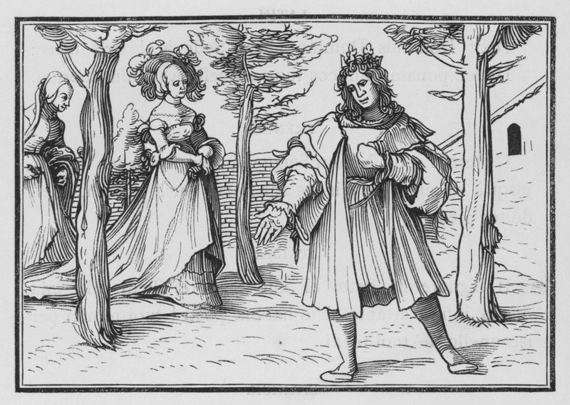 Kyrkans kärlek till Kristus, Salomos sång I, 14 av Hans after Holbein the Younger