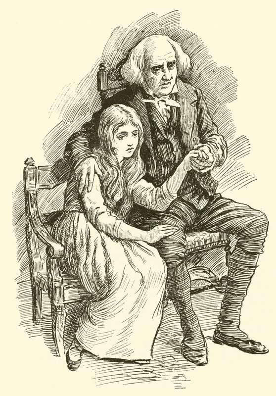Lilla Nell och hennes farfar av Harold Copping