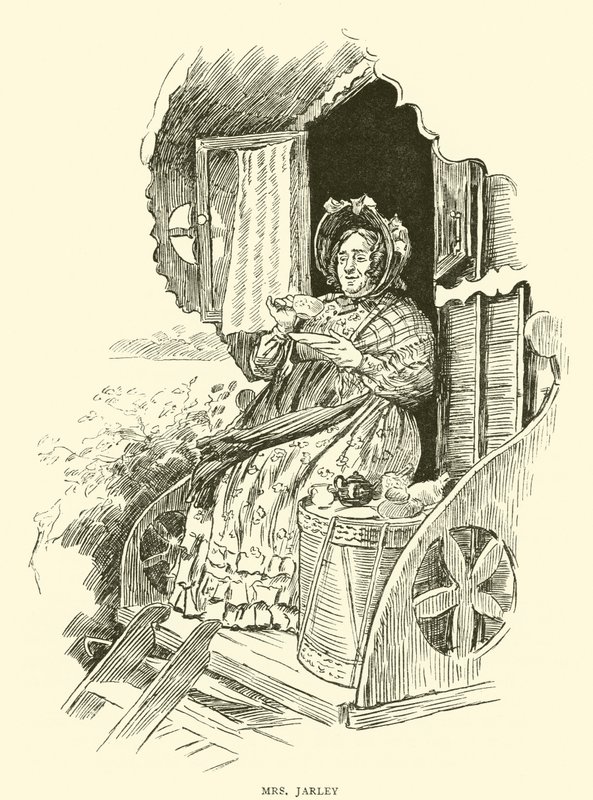 Mrs Jarley av Harold Copping
