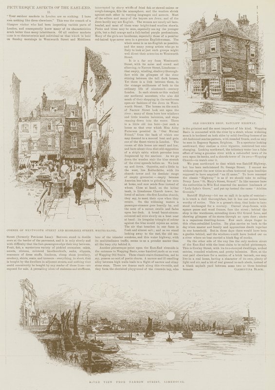 Pittoreska aspekter av East-End II av Harold Oakley
