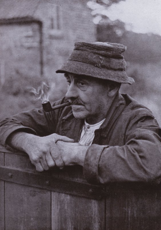 Tre dragningar på den gamla briaren (s/v foto) av Harold Burdekin