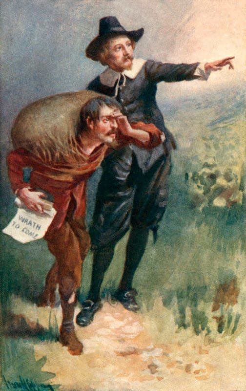 Evangelist visar vägen av Harold Copping