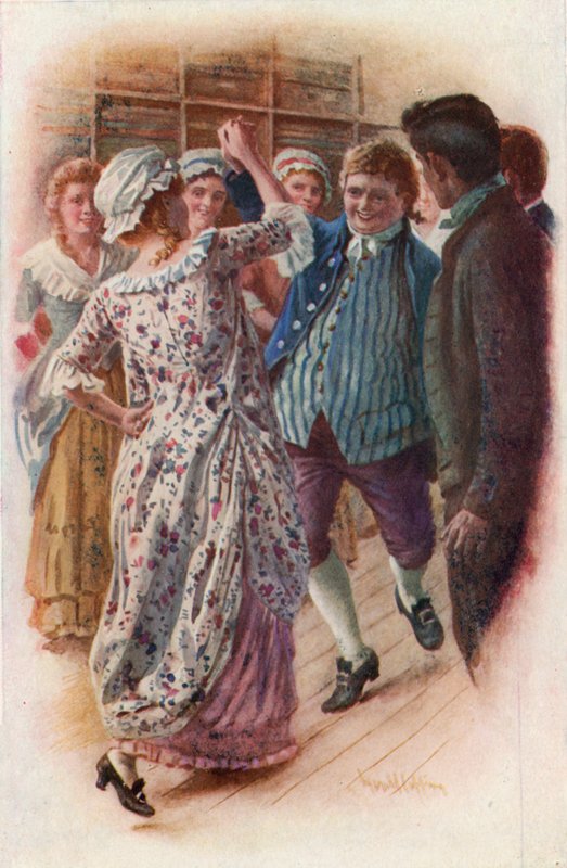 Illustration för A Christmas Carol av Charles Dickens av Harold Copping