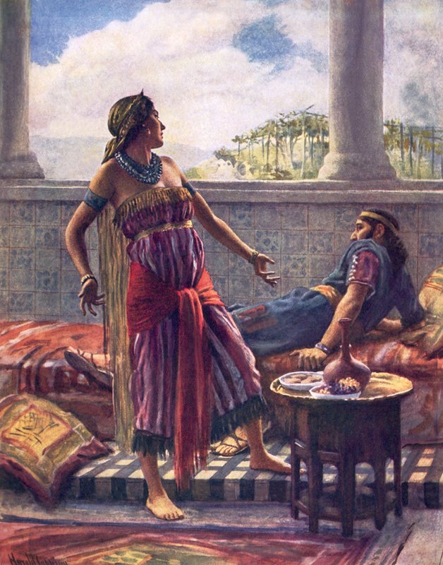 Jezebel av Harold Copping