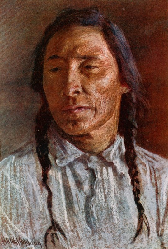 Paul, en svartfotindian av Harold Copping