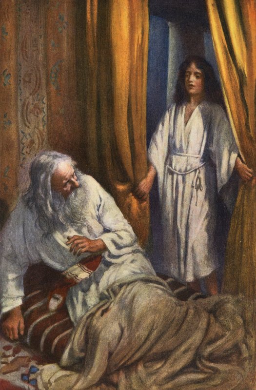 Samuel och Eli (färglitografi) av Harold Copping