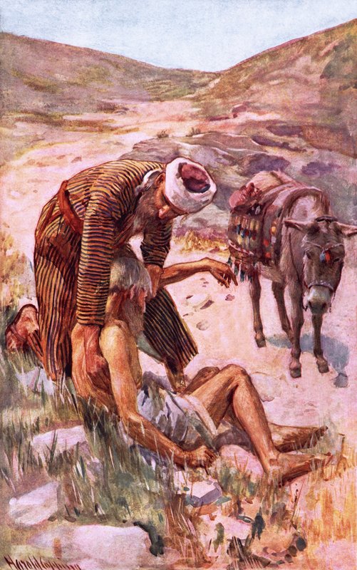 Den barmhärtige samariten av Harold Copping
