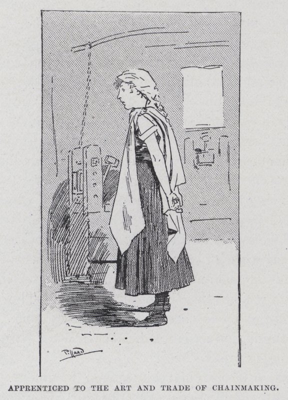 Utbildad inom kedjetillverkning (s/v foto) av Harold Hume Piffard
