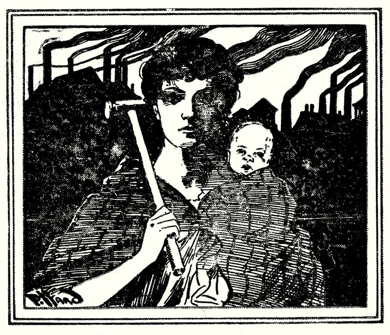 Omslagsillustration för The White Slaves of England (s/v foto) av Harold Hume Piffard
