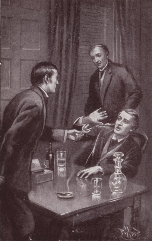 Illustration till The Mystery Of Edwin Drood av Charles Dickens (litho) av Harold Hume Piffard