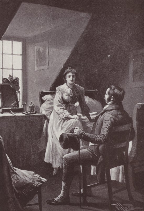 Illustration för Vanity Fair av William Makepeace Thackeray (litho) av Harold Hume Piffard