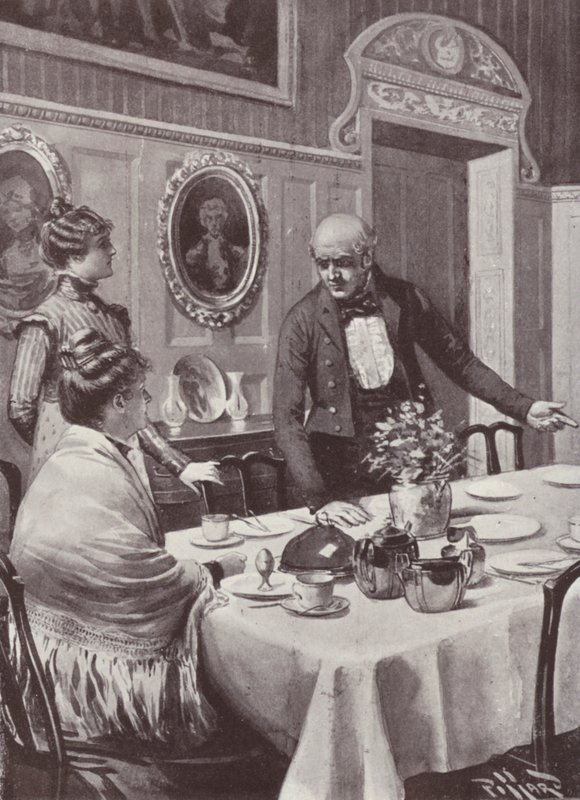 Illustration för Vanity Fair av William Makepeace Thackeray (litho) av Harold Hume Piffard