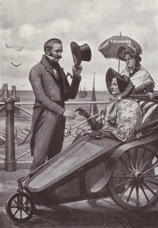 Illustration för Vanity Fair av William Makepeace Thackeray (litho) av Harold Hume Piffard