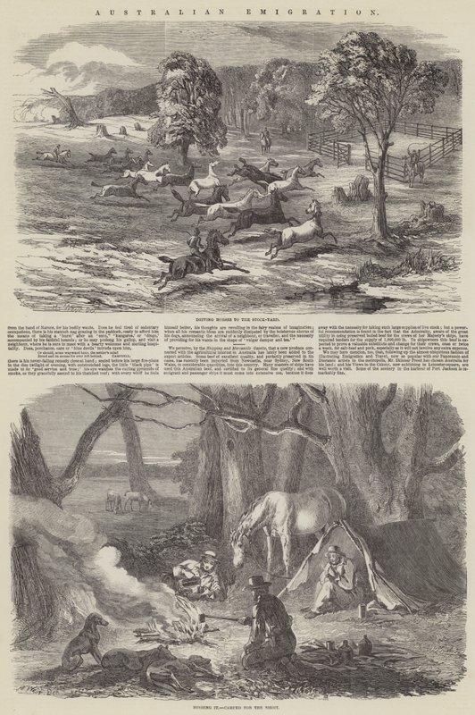 australiensisk emigration av Harrison William Weir