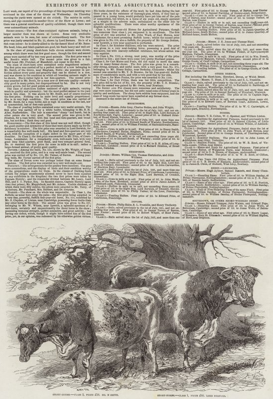 Utställning av Royal Agricultural Society of England av Harrison William Weir