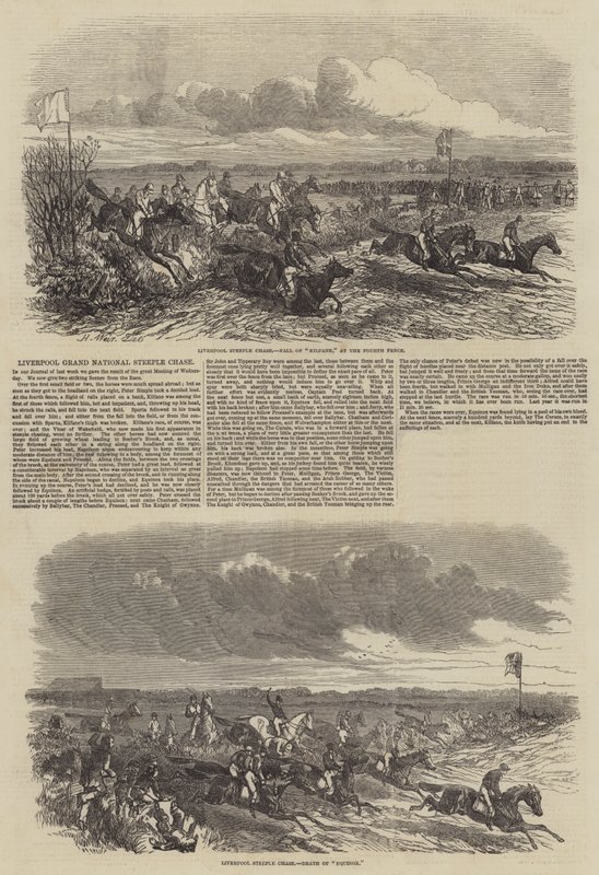 Liverpool Grand National Steeplechase av Harrison William Weir