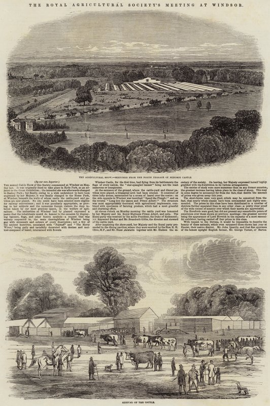 Royal Agricultural Societys möte i Windsor av Harrison William Weir