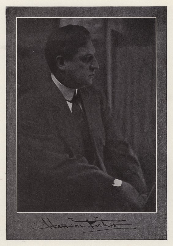 Harrison Fisher (1875-1934), amerikansk illustratör (s/v foto) av Harrison Fisher