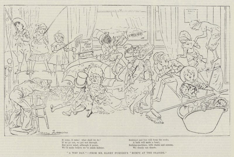 En blöt dag av Harry Furniss