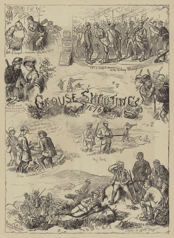 Ripeskytte, 1876 av Harry Furniss
