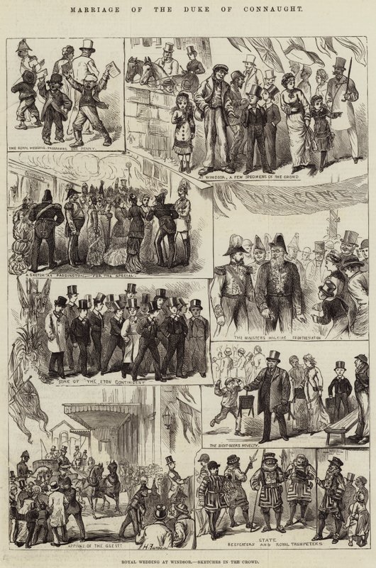 Bröllop av hertigen av Connaught av Harry Furniss