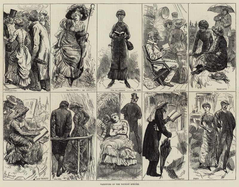 Sorter av turistarter av Harry Furniss