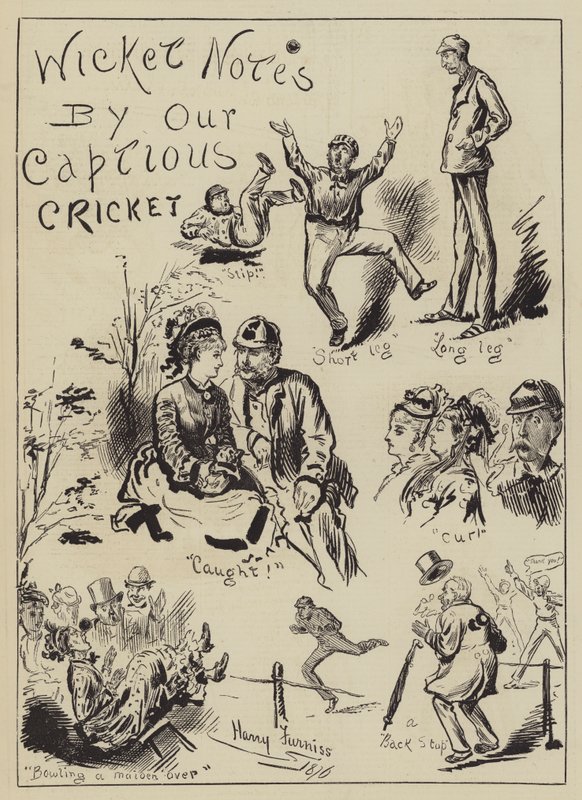 Wicket Notes av Our Captious Cricket av Harry Furniss