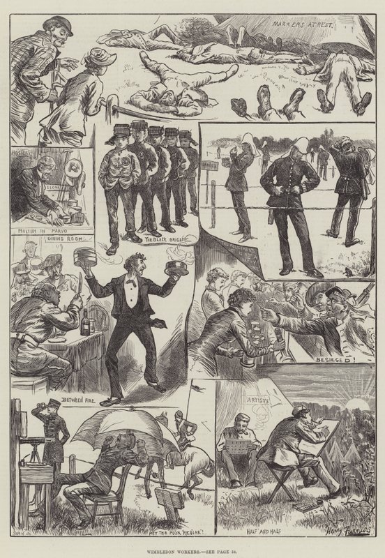 Wimbledon arbetare av Harry Furniss