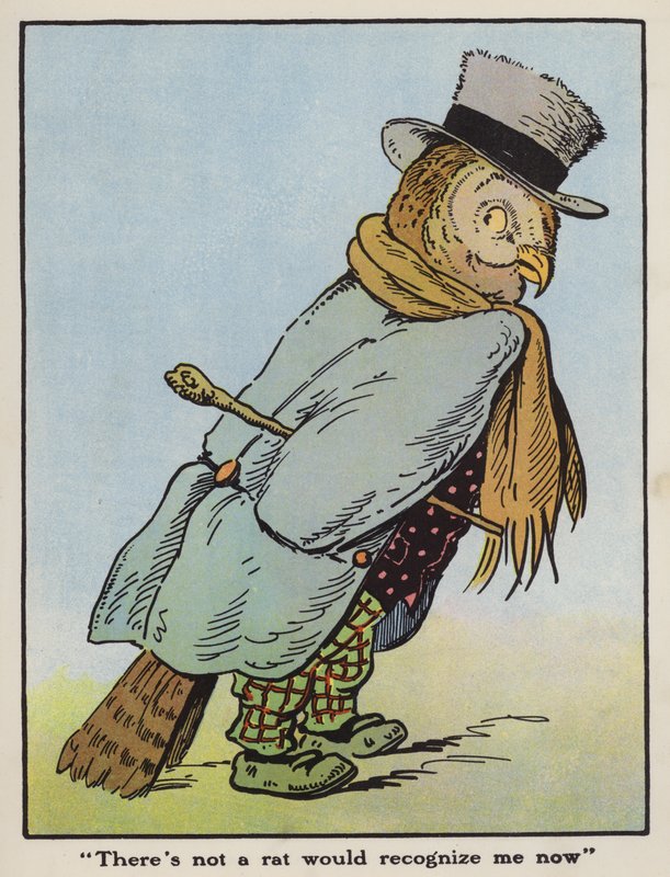 "Det finns inte en råtta som skulle känna igen mig nu" (färg litho) av Harry B Neilson