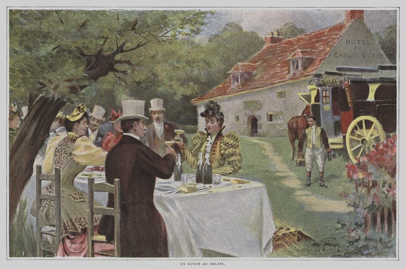 Un Lunch au Relais (En lunch på Roadside Restaurant) av Harry Finney
