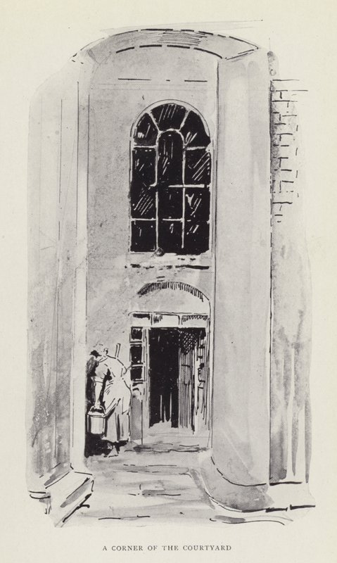 Ett hörn av gården av Harry Furniss