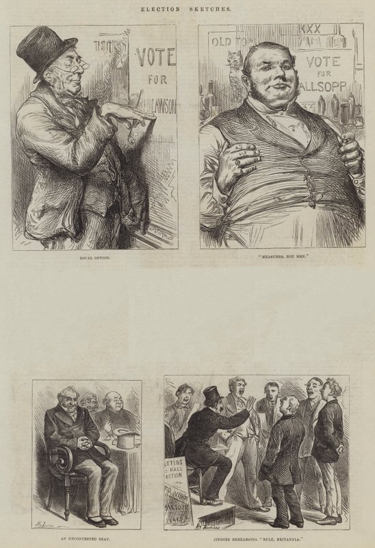 Valskisser av Harry Furniss