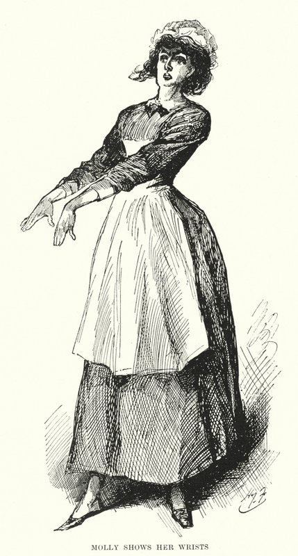 Illustration för stora förväntningar av Charles Dickens (litho) av Harry Furniss