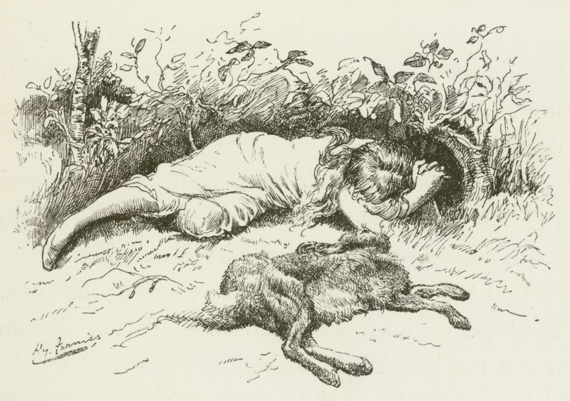 Illustration för Sylvie och Bruno av Lewis Carroll av Harry Furniss