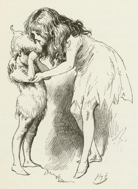 Illustration för Sylvie och Bruno av Lewis Carroll av Harry Furniss