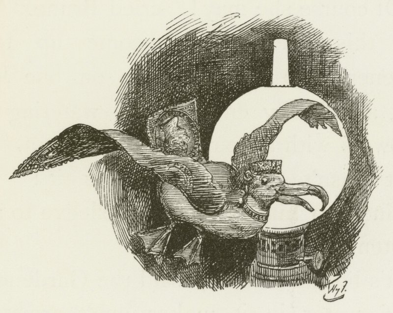 Illustration för Sylvie och Bruno av Lewis Carroll av Harry Furniss