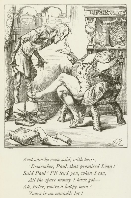 Illustration för Sylvie och Bruno av Lewis Carroll av Harry Furniss