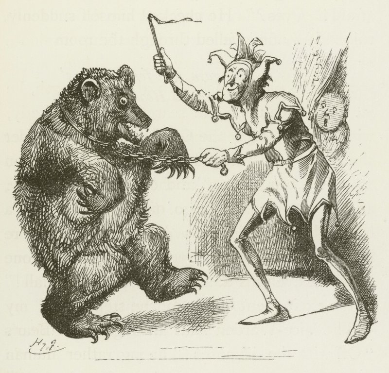 Illustration för Sylvie och Bruno av Lewis Carroll av Harry Furniss