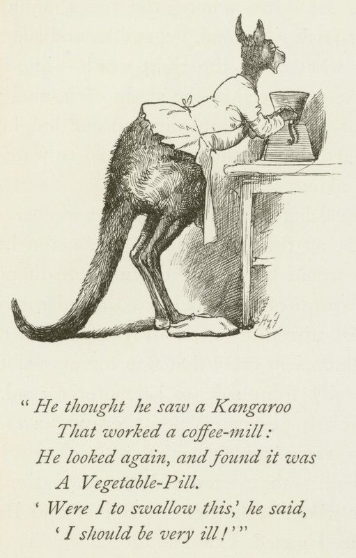 Illustration för Sylvie och Bruno av Lewis Carroll av Harry Furniss