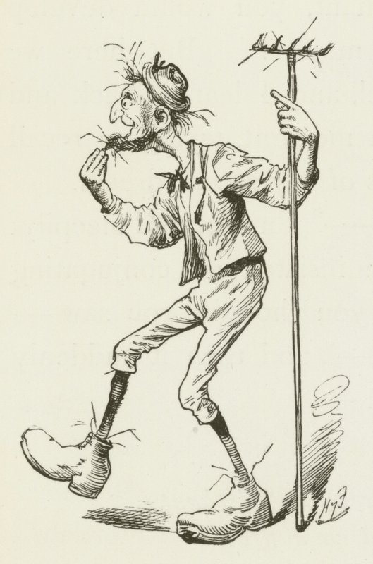 Illustration för Sylvie och Bruno av Lewis Carroll av Harry Furniss