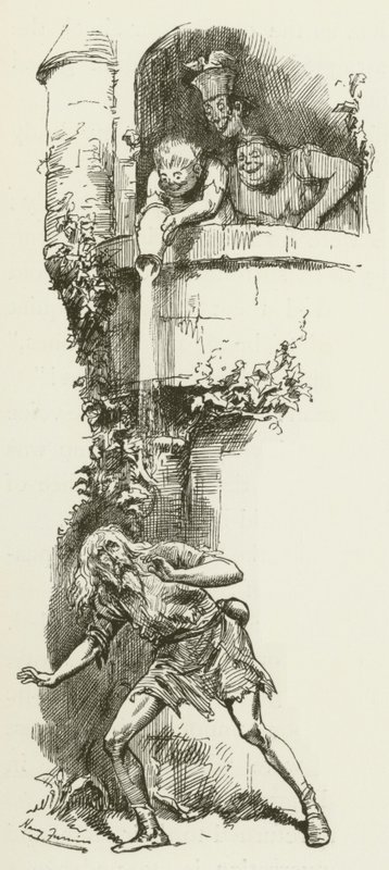 Illustration för Sylvie och Bruno av Lewis Carroll av Harry Furniss