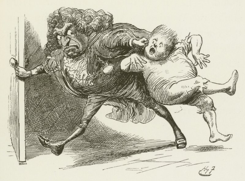 Illustration för Sylvie och Bruno av Lewis Carroll av Harry Furniss
