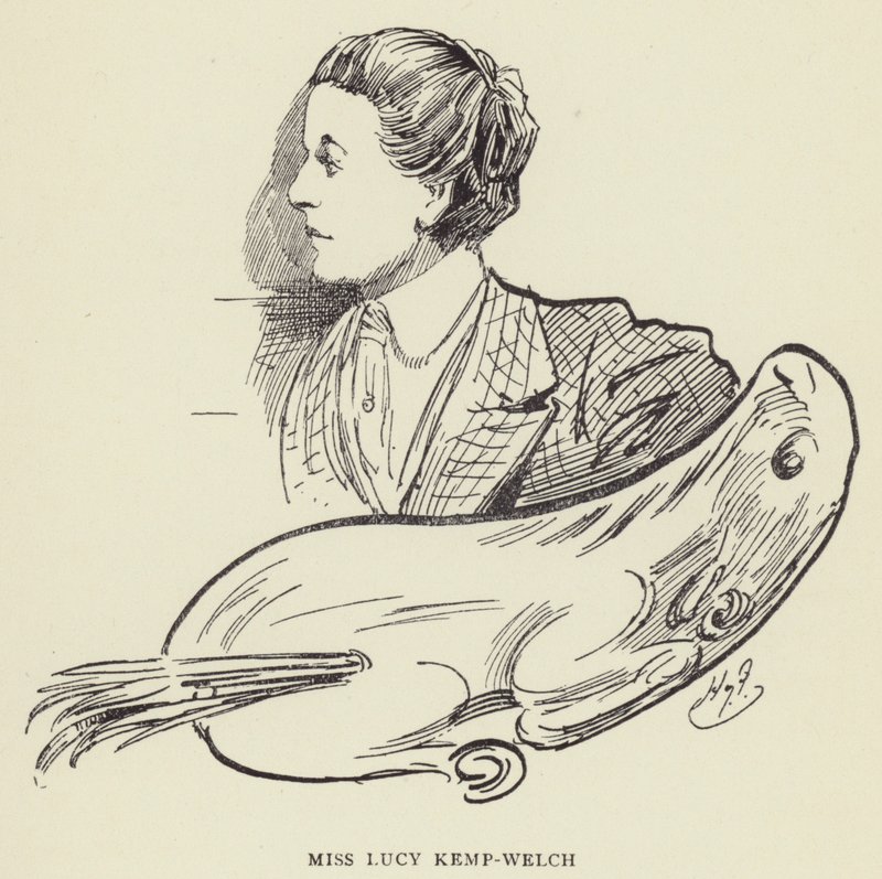 Miss Lucy Kemp-Welch av Harry Furniss