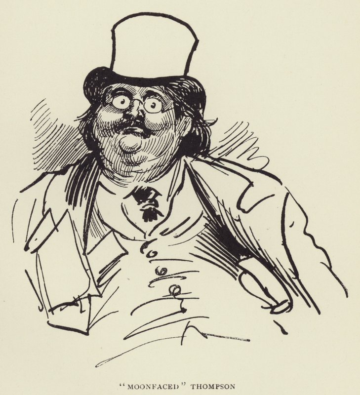 Moonfaced Thompson av Harry Furniss