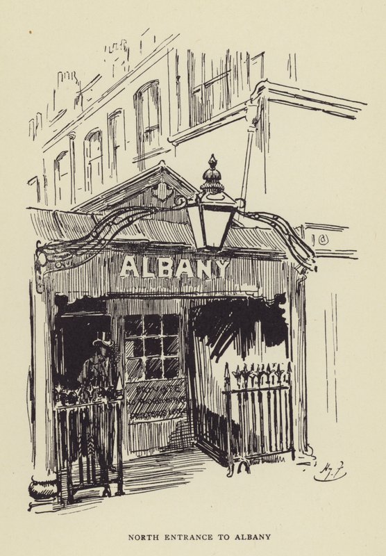 Norra infarten till Albany av Harry Furniss