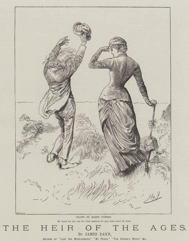 Tidernas arvtagare, av James Payn av Harry Furniss