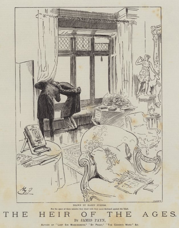 Tidernas arvinge, av James Payn av Harry Furniss